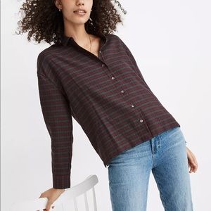 Madewell Plaid Button Up Shirt